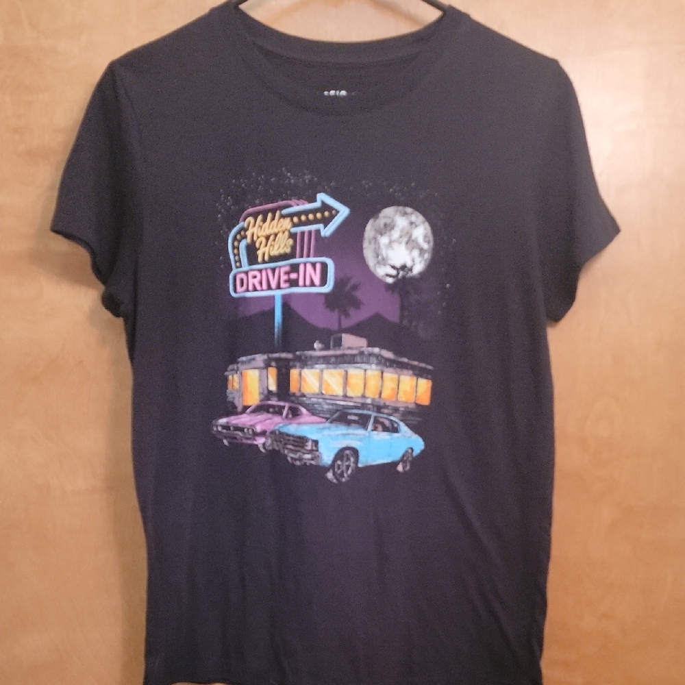 Aeropostale Classic Crew Black Tee